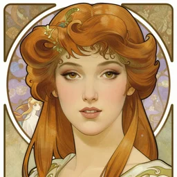 realistic detailed face portrait of Veronica Lake as Fairy Queen Titania by Alphonse Mucha, Ayami Kojima, Yoshitaka Amano, Charlie Bowater, Karol Bak, Greg Hildebrandt, Jean Delville, and Mark Brooks, Art Nouveau, Pre-Raphaelite, Gothic Revival, exquisite fine details, 4k resolution