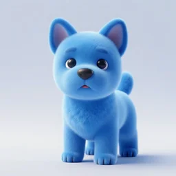 a cute little blue dog portrait, photorealistic, 3 d render, award winning render, unreal engine, octane render, studio lighting, 8 k, hd, dustin nguyen, akihiko yoshida, greg tocchini, greg rutkowski, cliff chiang, pixar