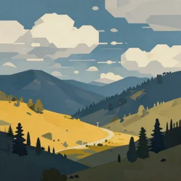 pixiv, contrasting colors, the place of wonder, critical detail, wlop by ( jeremiah ketner ), atmospheric dreamscape painting, a simple textured vector based illustration, sharp focus