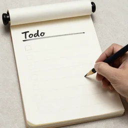 Todo list looking like a scroll with some marks. Masterpiece sumi-e painting. beautiful detail, post-processing