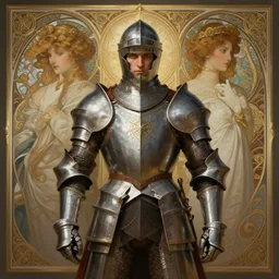 symmetry!! portrait of fantasy knight, high fantasy, intricate, elegant, highly detailed, digital painting, artstation, concept art, smooth, sharp focus, illustration, art by artgerm and greg rutkowski and alphonse mucha, 8 k