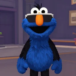screenshot of elmo in vrchat