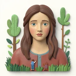 folk art, lowbrow, matte painting, 3 - d highly detailed, in the style of anna mary robertson moses,