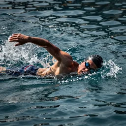 mike trout swimming upstream