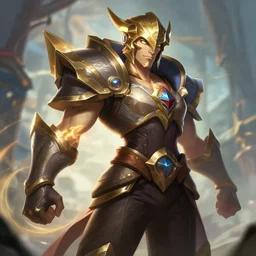 a photograph of lux from league of legends