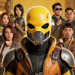 robot ninja mask helmet bot borderland that looks like it is from Borderlands and by Feng Zhu and Loish and Laurie Greasley, Victo Ngai, Andreas Rocha, John Harris
