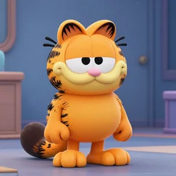 Garfield in the backrooms