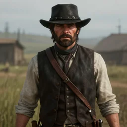 Film still of Felix Kjellberg, from Red Dead Redemption 2 (2018 video game)