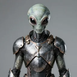Portrait of an Alien Wearing Armor Yusuke Murata