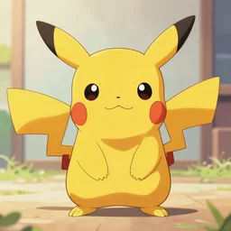 orange pikachu cat