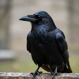 this man is a raven faced man