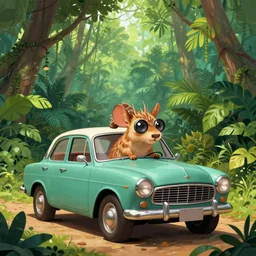 weasel car jungle