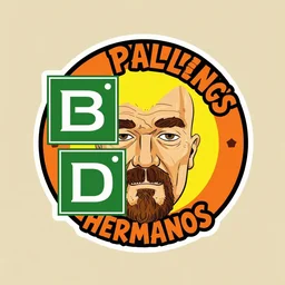 new logo concept art for los pollos hermanos, breaking bad logo