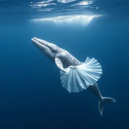 humpback whale doing ballet