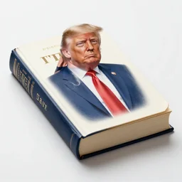 photo of donald trump in book of mormon