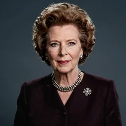 A still of Margaret Thatcher as the Terminator in Terminator 2: Judgement Day (1991)