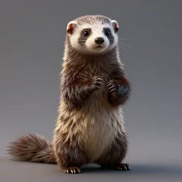 a anthropomorphic ferret is thanos, hyperdetailed, artstation, cgsociety, 8 k