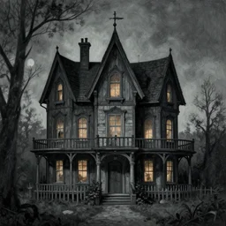 The Haunted House on the Hill by Claude Cahun.