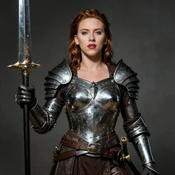 frank frazetta scarlett johansson as d & d warrior, portrait, ultra realistic, epic lighting, 3 5 mm