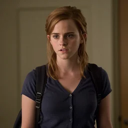 a film still of Emma Watson as Beverly Marsh from It (2017 movie)