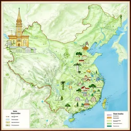 mythological map of sao paulo