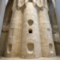 boiler room set carved into the sagrada familia