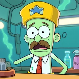 walter white works for plankton in the chum bucket real life