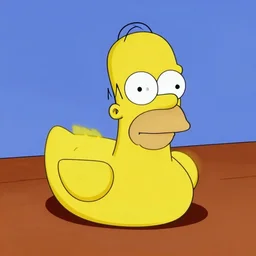 Homer Simpson Rubber Duckie