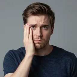 stock photo of a confused man, 4 k photo