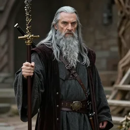 A still of Gandalf the grey in the animated series Samurai Jack