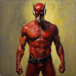 daredevil painting by alex ross