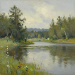 ricketts glen, oil on canvas, by bob ross