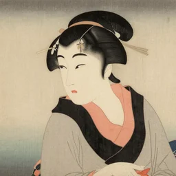 Ukiyo-e style tapestry ,soft color ,HD,4K,detail
