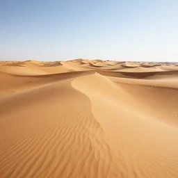 sahara desert rolling sand dunes