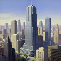 cloisonnism painting of megacity 1 from judge dredd megacity 1 from judge dredd in no mans sky no mans sky | masterpiece syd mead moebius bekskinski