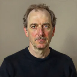 stephen root portrait by red grooms