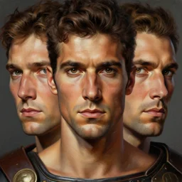 a close up portrait of a male warrior, symmetrical, highly detailed, digital painting, by dave greco, ken kelly, frazetta