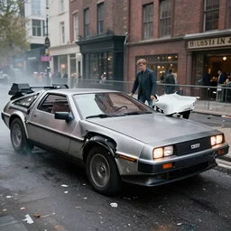 car crash 1 9 2 2 delorean
