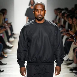 kanye west wearing a kanye west, runway photo