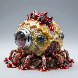 futuristic and disgusting food, photographed by marc haydon, award winning, professional food photography