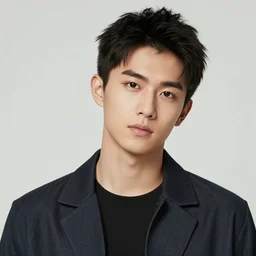 a portrait of a hot and handsome young man,