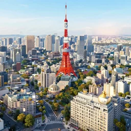 mix of tokyo and nantes ( france ) ; artstation