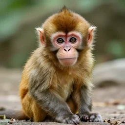 a kitten monkey