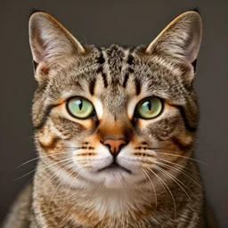A extremely highly detailed retrowave cat