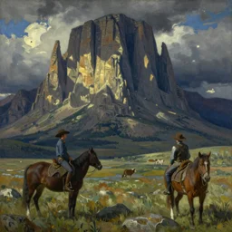 Bodacious cowboys such as your friends will never be welcome here high in the clusterdome, by Edward Hopper