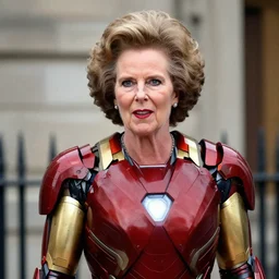 margaret thatcher as iron man