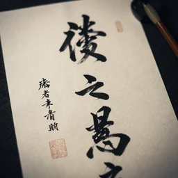 photo of japanese calligraphy, beautiful, instagram, cinematic, high detail, traditional