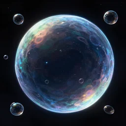 bubbles in space, artstation