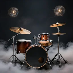 a drum set in heaven