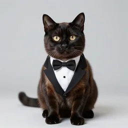tuxedo cat wearing a tuxedo